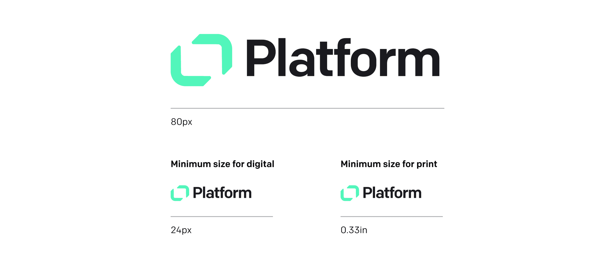 Platform sizing