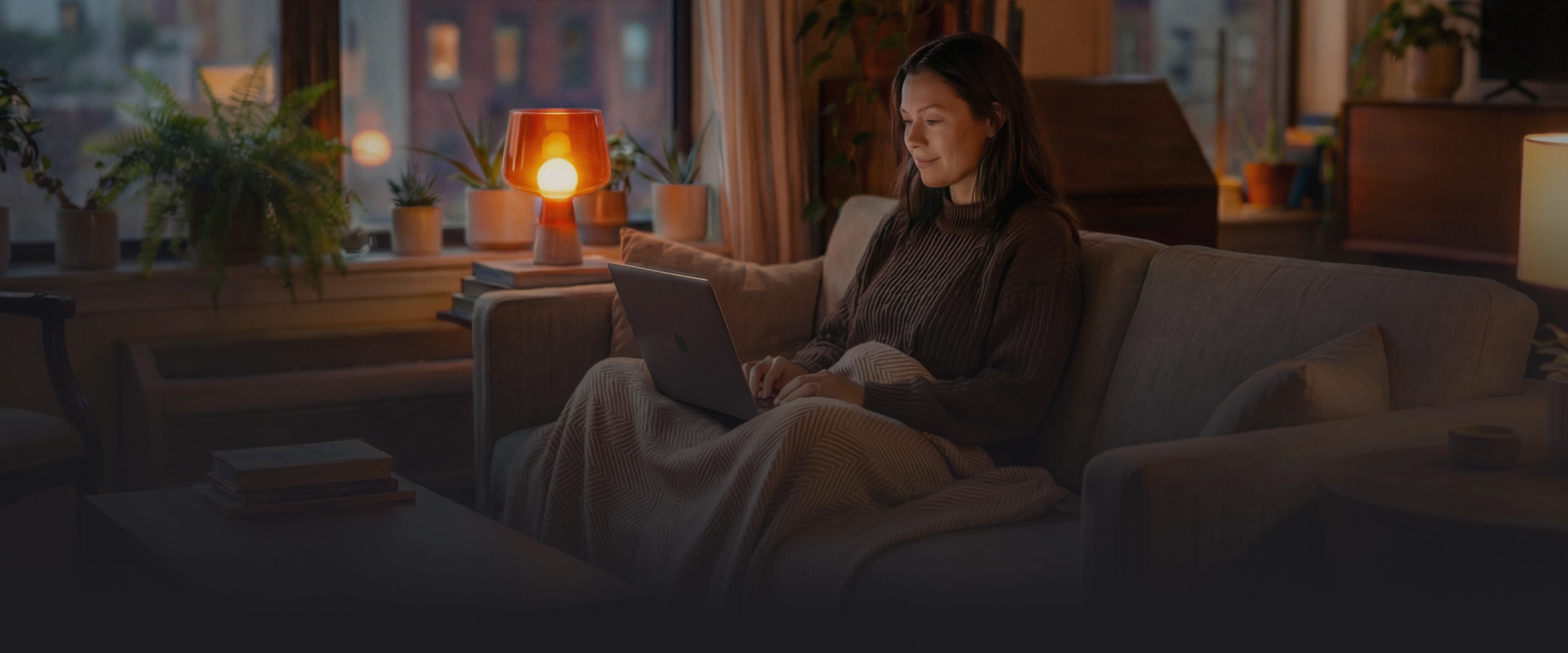 A customer walking out of a boutique store.
