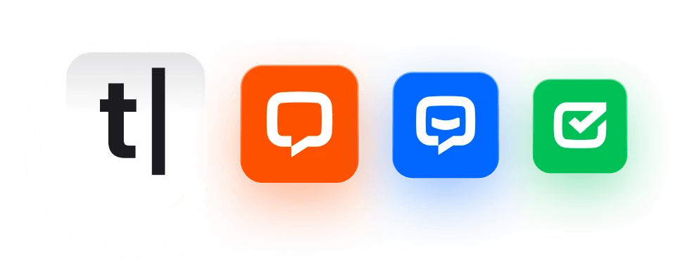 Text product suite logos