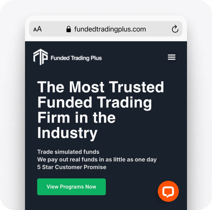 Funded Trading Plus website