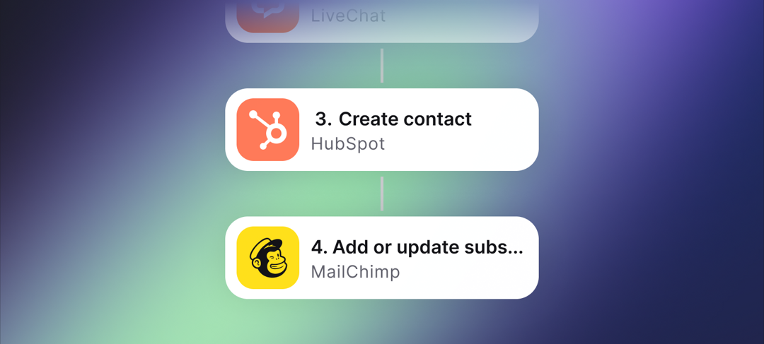 Text app workflows builder