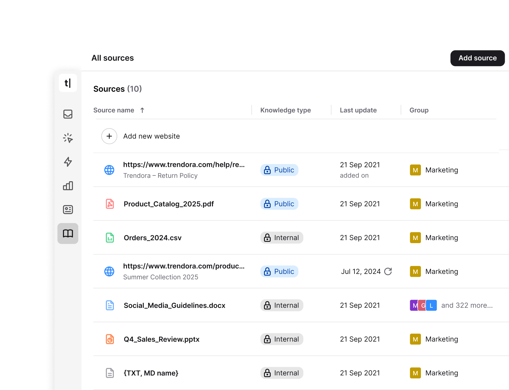 Text App eye catcher