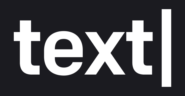 Text logo