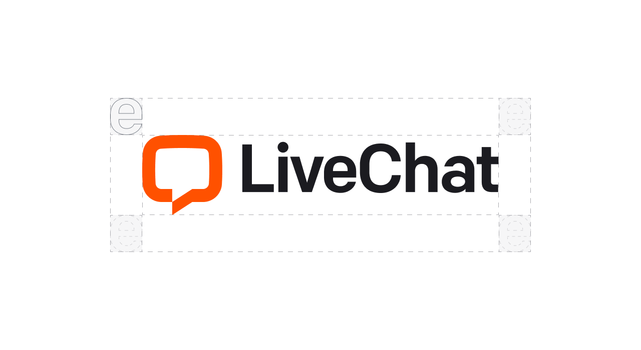 LiveChat logo clear space