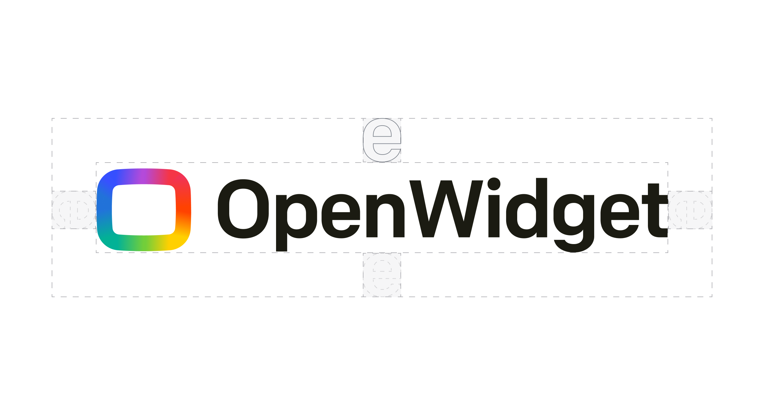 OpenWidget logo clear space